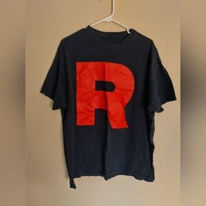 Men's Black Team Rocket T shirt from Pokemon